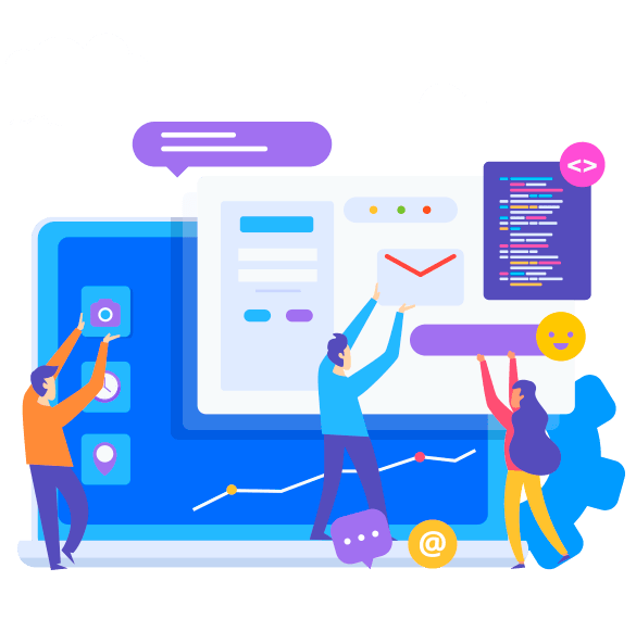 illustración sobre diseño web