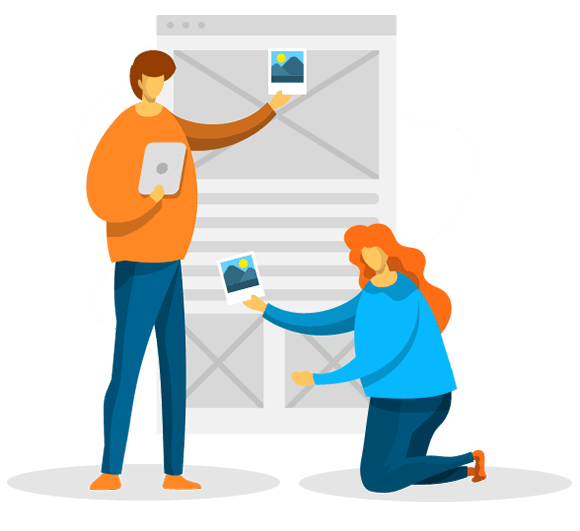 illustración sobre diseño web