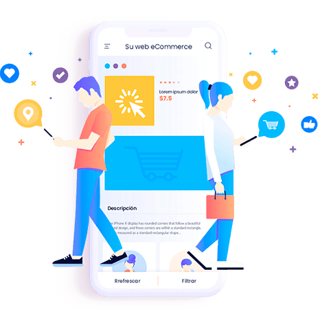 ilustraci&oacute;n sobre nosotros dise&ntilde;o web